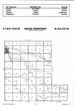 Neche Township, Pembina River, Tongue River, Directory Map, Pembina County 2007